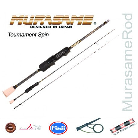 Murasame Tournament Spin 632ULS | 6'3" Ultra-Light Ajing Rod Australia | Premium Japanese Spinning Rod