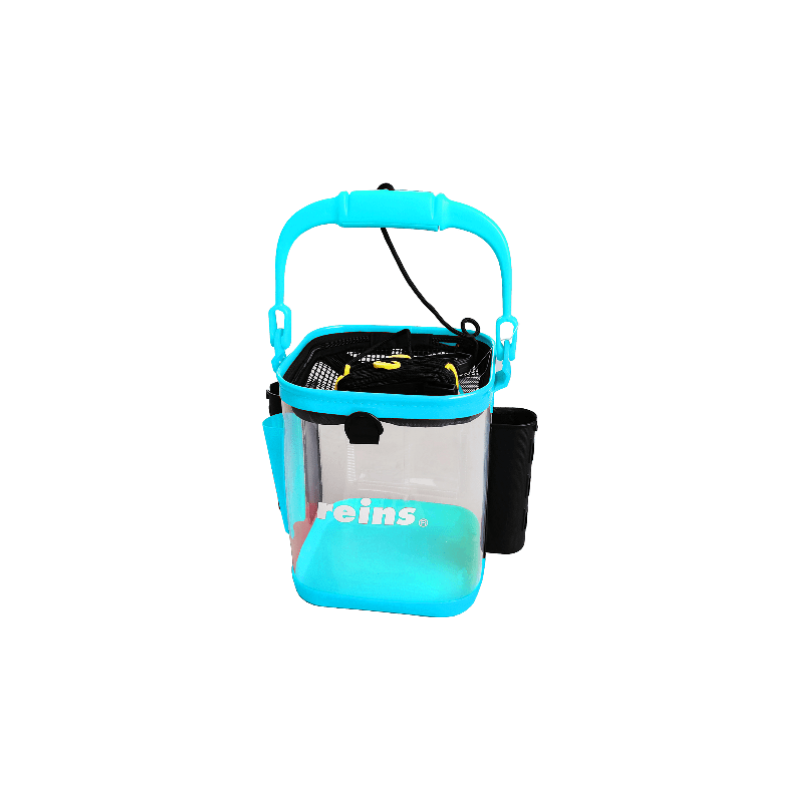 REINS KEEPER BUCKET II multi-storage fishing bucket with rod holders